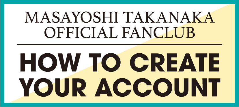 How to create your account